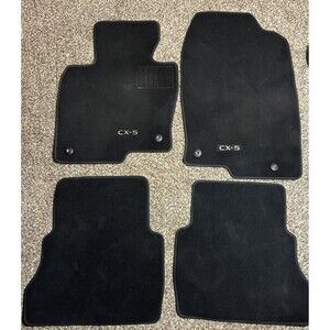 OEM NICE MAZDA CX-5 2017 TO 2021 CARPETED FLOOR MATS KBG6-68G40 KJK9-68666 KB7W